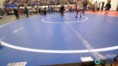 58 lbs Semifinal - Timmy McCall, Fort Gibson Youth Wrestling vs Nash McCuistion, Tiger Trained Wrestling