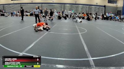 96 lbs Round 2 (4 Team) - Sebastian Cain, Burnett Trained WC vs Jacob Long, Reaper WC