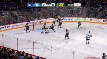 Emile Ricard Opens Scoring For Chicoutimi On Redirection