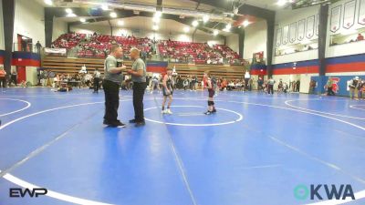 73 lbs Quarterfinal - Zyon Cantrell, Heat vs Skyler Oliva, Victory Youth Wrestling