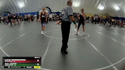 140 lbs Round 1 (8 Team) - Lucas Remendowski, Killer Elite vs Gus Legato, Warrior RTC