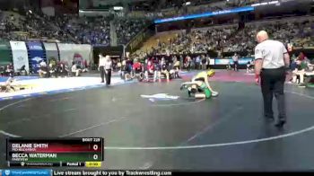 100 lbs Cons. Round 2 - Delanie Smith, Mid-Buchanan vs Becca Waterman, Parkview