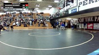 132 lbs Quarterfinal - Broderick McKinney, Mass. Jackson vs Jacob Kash, Brunswick