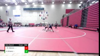 144 lbs Cons. Round 3 - Maximillian Weimer, Springboro vs Anselmo Briseno, Bishop Noll