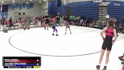 60 lbs Round 5 (6 Team) - Myka Morrill, Team Missouri Girls vs Kalynda Smallwood, Kansas Girls