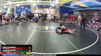 97 lbs Round 1 - Camdyn Elliott, Well Trained vs Maya Alvarado, CFWA @ LHP