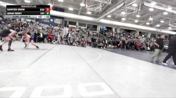 144 lbs Cons. Round 5 - Sawyer Grow, Mountain View vs Adam Terry, Timpview