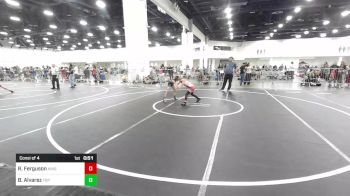 65 lbs Consi Of 4 - Ryland Ferguson, King Select vs Bryan Alvarez, Top Rank