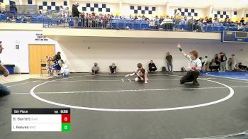 55 lbs 5th Place - Beau Barrett, Black Fox Wrestling Club vs Isaac Reeves, Bartlesville Wrestling Club