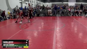 119 lbs 2nd Wrestleback (8 Team) - Daniel Dennis, Steller Trained vs BRYCEN SWIGER, West Shore Wrestling Club