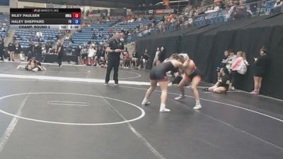 145 lbs Champ. Round 2 - Haley Sheppard, Friends University vs Riley Paulsen, Northwestern IA