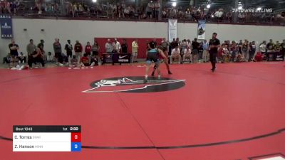 74 kg Quarterfinal - Claudio Torres, Spartan RTC@LHP vs Zach Hanson, Minnesota