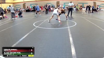 115 lbs Round 6 (10 Team) - Zephyr Kimball, MQ Elite vs Blake Van Der Poel, Mat Warriors