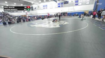 125 lbs Cons. Round 4 - Emily Montiel, Downey vs Allyson Brunolli, King, Martin Luther Jr