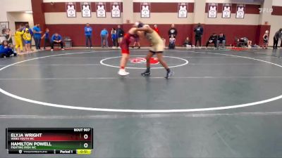 82-89 lbs 1st Place Match - Elyja Wright, Webo Youth WC vs Hamilton Powell, Fighting Irish WC