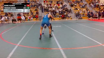 174 lbs Cons. Round 2 - Treveon Owens, MN-West CC vs Daniel Blanco, Iowa Central Community College