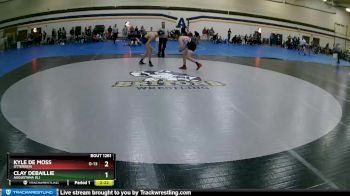 184 lbs Cons. Round 3 - Kyle De Moss, Otterbein vs Clay DeBaillie, Augustana (IL)