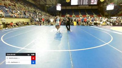 138 lbs Cons 64 #2 - Carlos Valdiviezo, CA vs Donald Jackson, KS