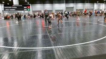 108 lbs Quarterfinal - Thatcher Covell, Brother Melchior Wrestling Clu vs Jace **Janney, Heard County Wrestling Club