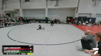 60 lbs Quarterfinal - Kyleigh Danielson, Texas Elite Wrestling Club vs Camilo Mercadante, Texas