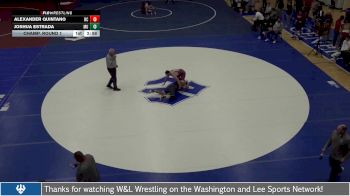 165 lbs Champ. Round 1 - Alexander Quintano, Roanoke College vs Joshua Estrada, Marymount University