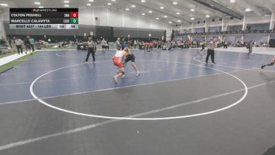 150 lbs Cons. Rd Of 16 - Colton Peshell, Sanderson Wrestling Academy vs Marcello Calavitta, Esperanza HS