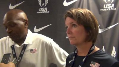 Mike Holloway Beth-Alford Sullivan Coaches of team USA