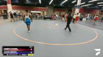 220 lbs Quarterfinal - Jarrett Stoner, Rockwall Training Center vs Damien Brown, Valhalla Wrestling Club