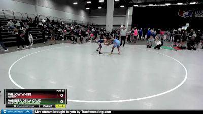 120 lbs Cons. Semi - Vanessa De La Cruz, Boneyard Wrestling Academy vs Willow White, Florida