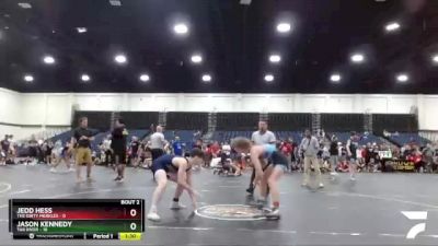 130 lbs Quarterfinals (8 Team) - Jason Kennedy, Tar River vs Jedd Hess, The Dirty Merkles