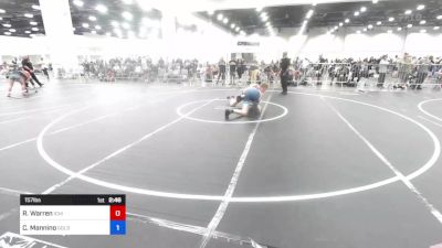 157 lbs Consi Of 8 #1 - Reid Warren, Ichiban WC vs Chance Mannino, Gold Rush Wrestling