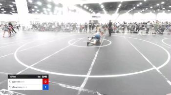 157 lbs Consi Of 8 #1 - Reid Warren, Ichiban WC vs Chance Mannino, Gold Rush Wrestling