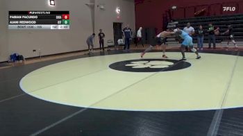 165 lbs Cons. Semi - Fabian Facundo, Southeastern vs Ajani Redwood, The Citadel