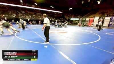 285 Class 2 lbs Quarterfinal - Lucas Parris, Logan-Rogersville vs Justin Wright, Excelsior Springs