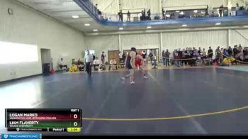 157 lbs 7th Place Match - Logan Marko, Washington And Jefferson College vs Liam Flaherty, Wilkes University
