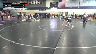 115 lbs Cons. Semi - Mia Ungs, Iowa City Liberty vs Olivia Hallam, Cedar Rapids Kennedy