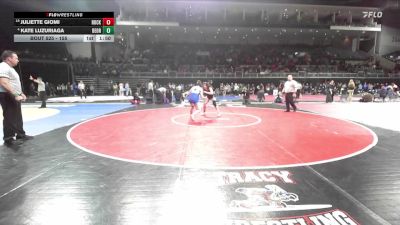 155 lbs Semifinal - Juliette Giomi, Rocklin vs Kate Luzuriaga, Del Oro