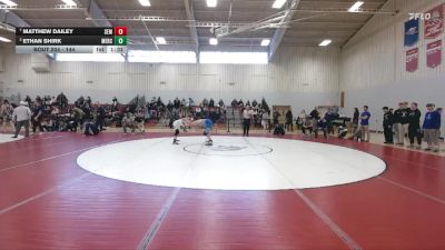 144 lbs Semifinal - Ethan Shirk, Mercersburg Academy vs Matthew Dailey, Wyoming Seminary