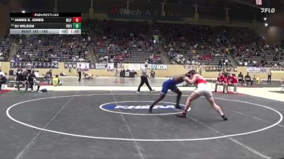 190 lbs Champ. Round 1 - DJ Wilson, Paducah Tilghman vs James E. Jones, Belfry