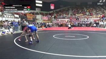 144 lbs Champ. Round 1 - Quaid Gilliland, Winfield vs Blake Riedel, Tonganoxie Hs