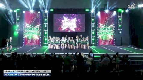 House of Legends - Deuces WILD! [2026 L2 Youth - D2 - Medium DAY 1] 2026 JAMfest Cheer Super Nationals