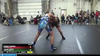160 lbs Round 3 (6 Team) - Gavin Lewis, AACo Allstars vs Mario Fornini, Scorpions