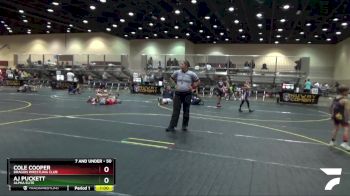 50 lbs Cons. Round 3 - Aj Puckett, Alpha Elite vs Cole Cooper, Dragon Wrestling Club