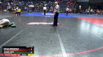 116 lbs Champ. Round 2 - Myles Greenfield, Belleville Little Devils WC vs Ryker Long, Demolition WC