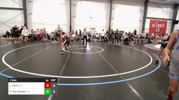 103 lbs Final - Joel Vincent Diaz, Bull Trained vs Peyton Van Hoven, Team Alien UFO