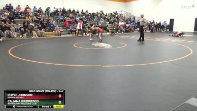 N-4 lbs Quarterfinal - Rhyle Johnson, Marion Wolves vs Caliana Bribriesco, Bettendorf Wrestling Club