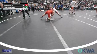 140 lbs Semifinal - Elijah Rice Jr, Cowboy Wrestling Club vs Tyce Thompson, Piedmont