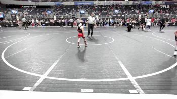 53 lbs 5th Place - Lincoln Richardson, Marksmen Wrestling vs Reed Saltenberger, Patriot Mat Club