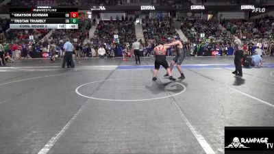 170 lbs Cons. Round 2 - Tristan Trumbly, St Marys vs Grayson Gorman, Ulysses WC