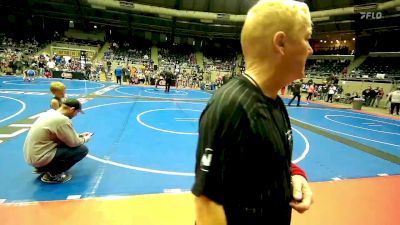 49 lbs Semifinal - Wyatt Segraves, Broken Arrow Wrestling Club vs Emerson Eaton, Dark Cloud Wrestling Club